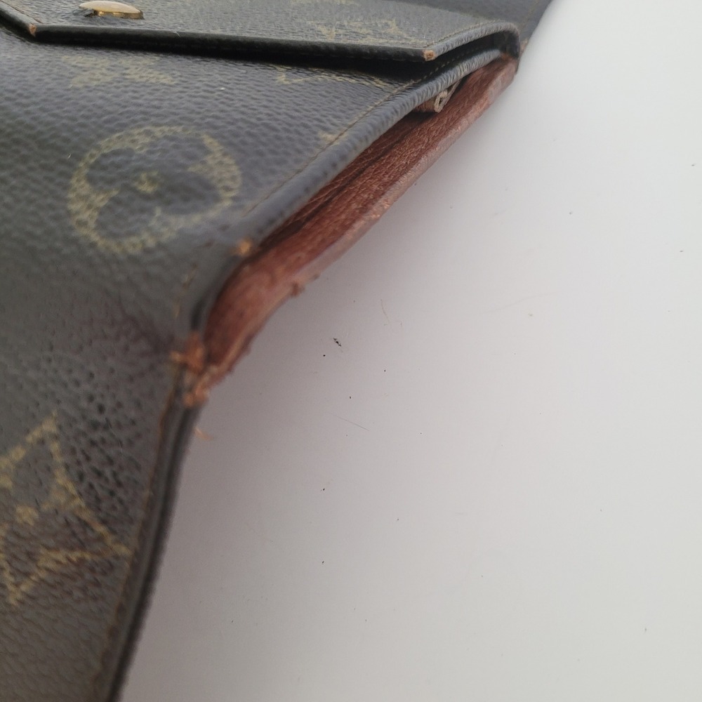 Louis Vuitton Monogram Portefeuille Elise Trifold Wallet Brown AN0960 Vintage - Picture 13 of 15